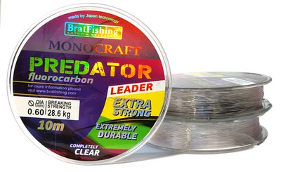 MONOCRAFT FLUOROCARBON PREDATOR LEADER 10 m / 0.14 mm 115 фото